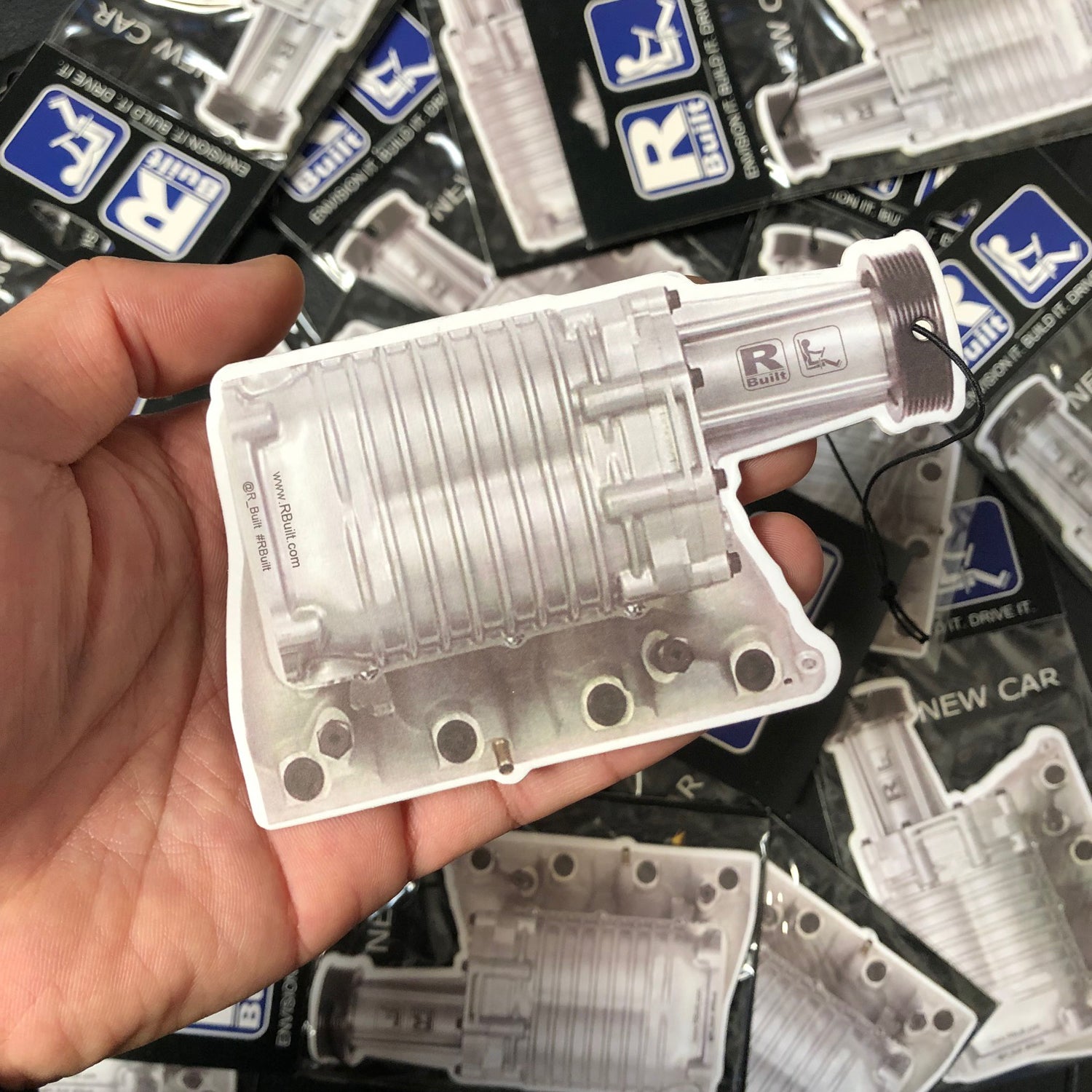 Supercharger R Built Air Freshener 5 Pack