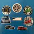 Custom 100pcs Laminated Waterproof Outdoor Stickers